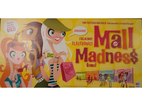 What's Inside - Mall Madness Board Game (2004, Milton Bradley)