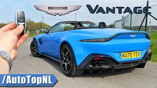 2021 Aston Martin Vantage Roadster REVIEW on AUTOBAHN [NO SPEED LIMIT] by AutoTopNL