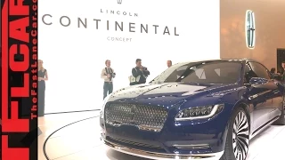 Lincoln Continental Concept: 2015 New York Auto Show One Take