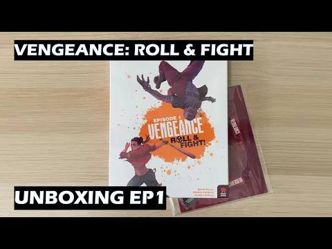 Unboxing Vengeance Roll and Fight Episode 1 dice board game