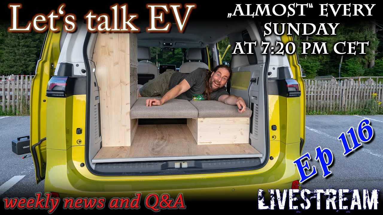 (live) Let's talk EV - Story time # I camped in the VW Id Buzz