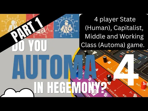 Hegemony Gameplay: State vs 3 Simple Automa Part 1 (Round 1 and 2)