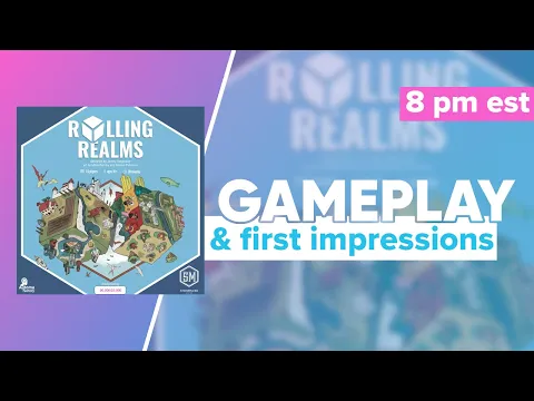 Rolling Realms Gameplay & First Impressions | @stonemaiergames