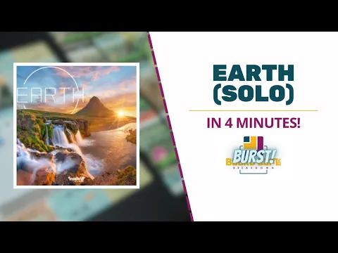 Board Game Breakdown BURST: Earth's Solo Variant in 4 Minutes!